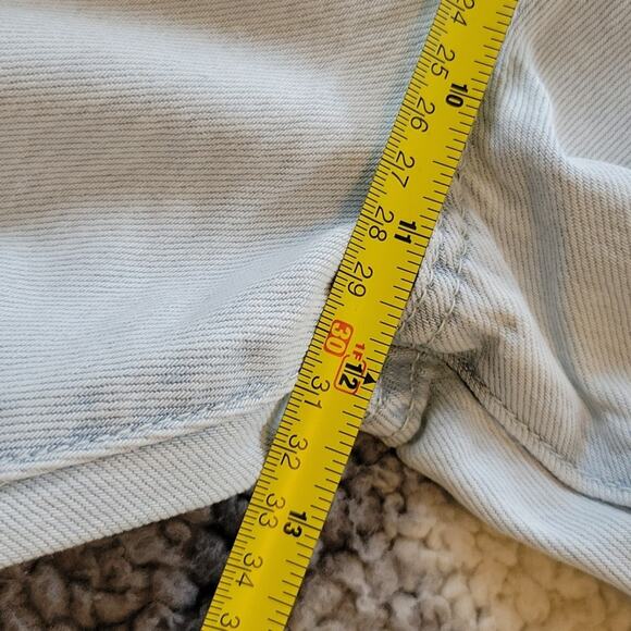 We Wore What THE ICON Jeans 26 High Rise Light Wash Straight Leg Beachy Casual - Picture 8 of 11